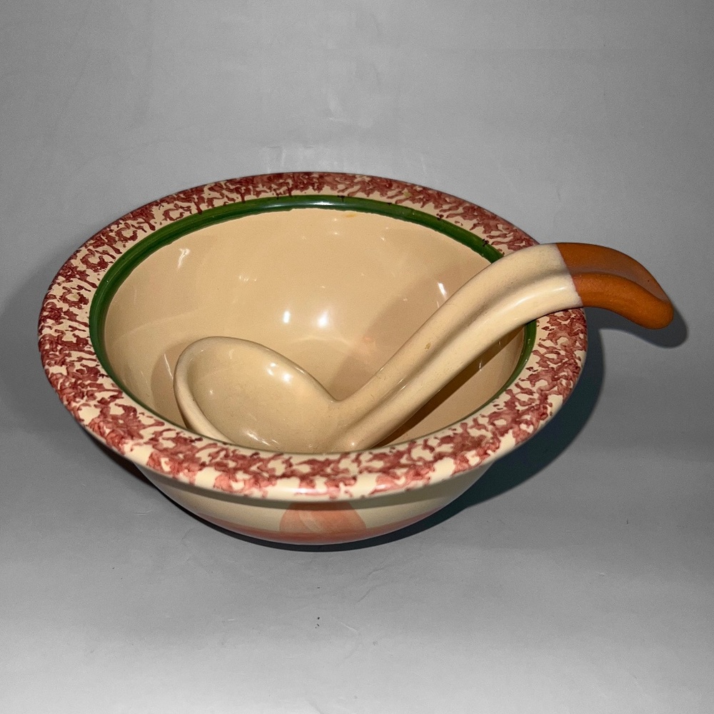 Salsa Bowl with Serving Spoon